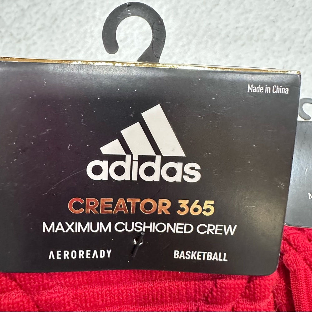 Red Adidas Socks - Picture 5 of 7